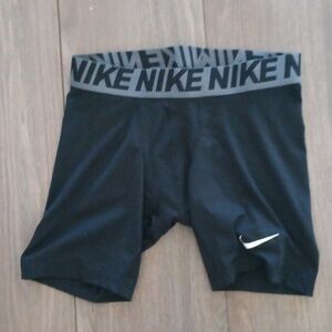 Black Nike Boys training shorts